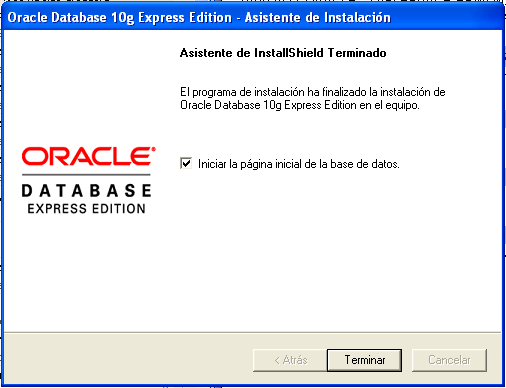 Como instalar Oracle Database 10g Express Edition XE