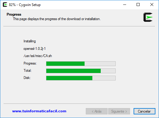Como Instalar Cygwin en Windows - Inicio instalación