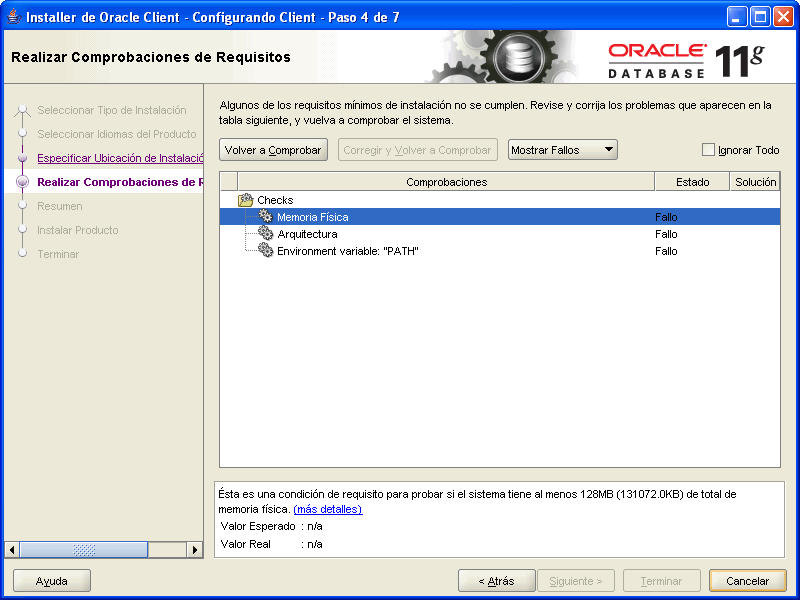 Oracle cliente installer 11g imagen 5