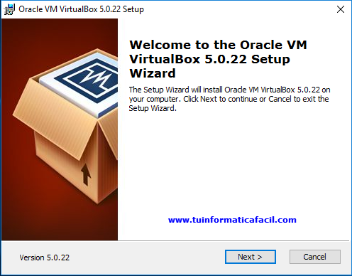Instalador VirtualBox 5 