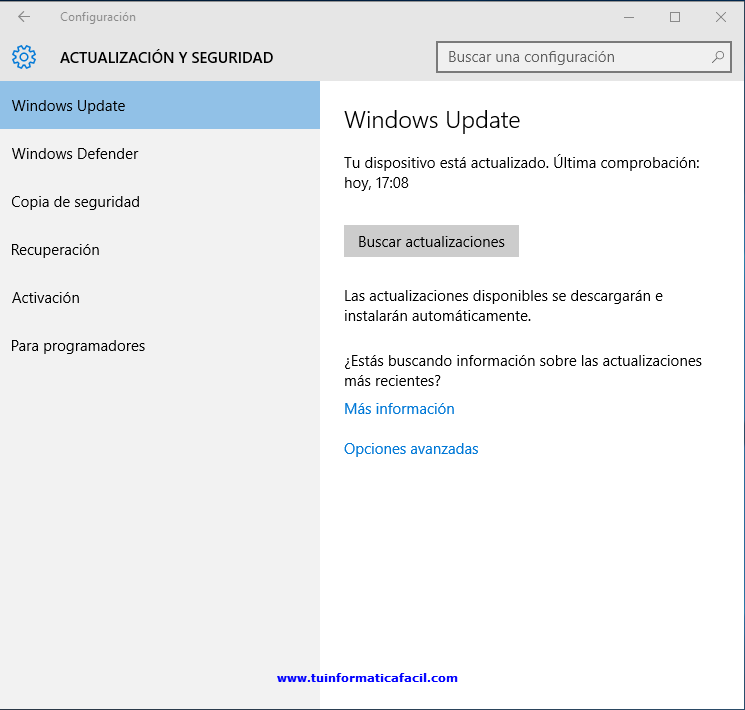 Como actualizar a Windows 10 Anniversary Paso 2