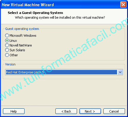 Maquina Virtual Red Hat 5