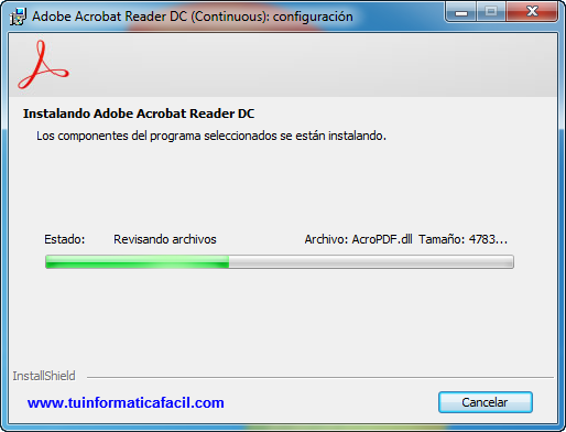 Instalación Adobe Acrobat Reader