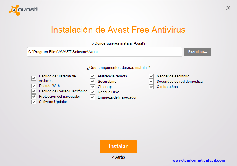 Como instalar el antivirus Avast Free en Windows