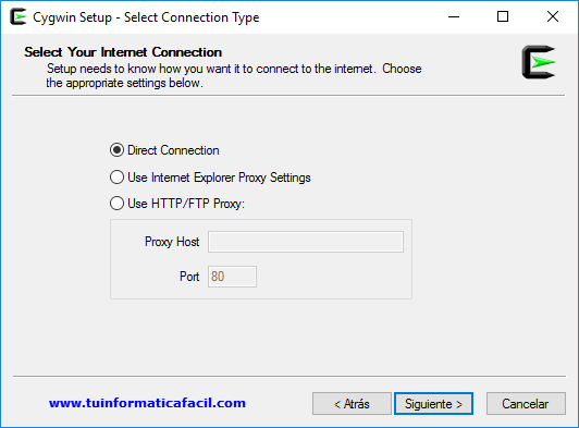 Como Instalar Cygwin en Windows - Paso 4