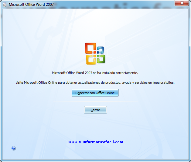 Como instalar Microsoft Word 2007