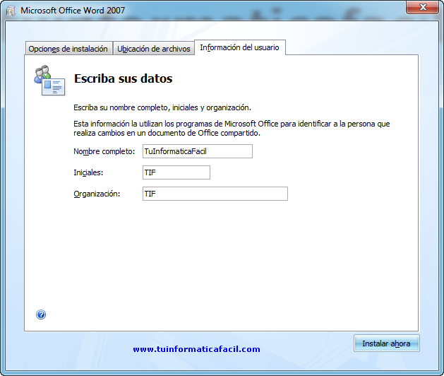 Como instalar Microsoft Word 2007