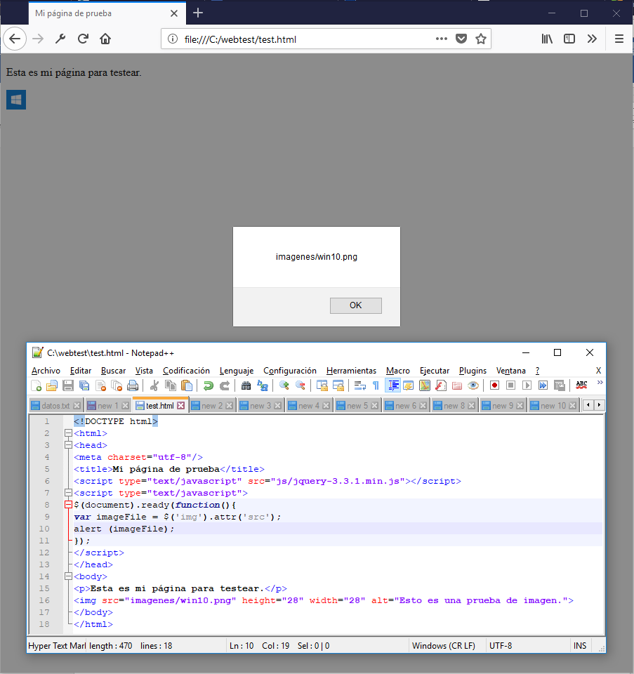 jQuery, accediendo a elementos HTML