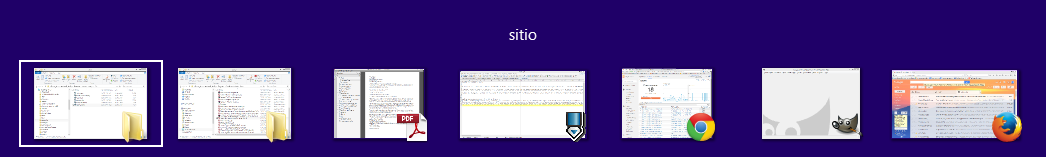 Cambiar entre aplicación con las teclas Alt + Tab en Windows 7
