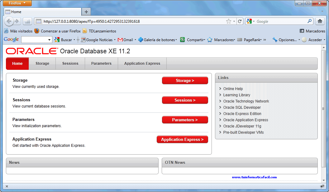 Como instalar Oracle Database 11g R2 Express Edition XE