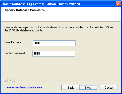 Como instalar Oracle Database 11g R2 Express Edition XE