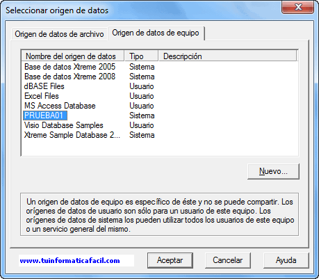 Tutorial acceder a tablas Oracle desde Access 2007