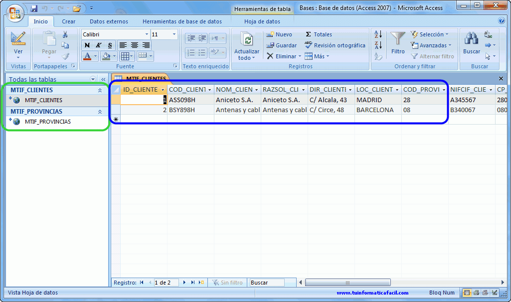 Tutorial acceder a tablas Oracle desde Access 2007