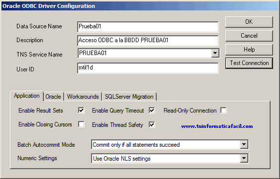 Tutorial acceder a tablas Oracle desde Access 2010