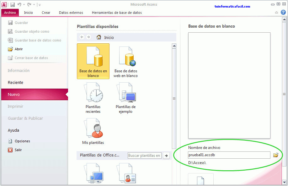 Tutorial acceder a tablas Oracle desde Access 2010
