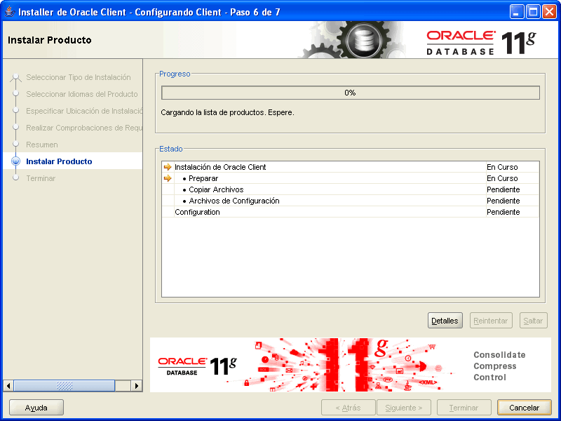 Oracle cliente installer 11g imagen 7