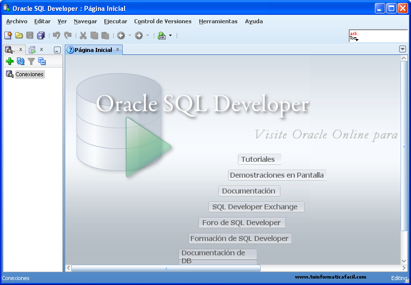 Desarrollo y administración con Oracle SQL Developer