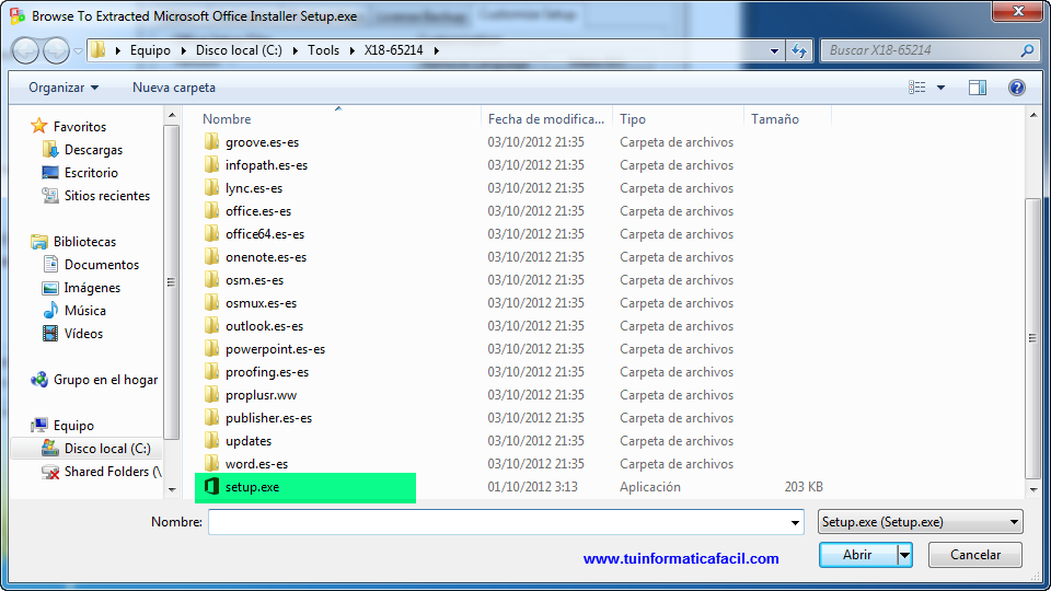 Como instalar Office Professional Plus 2013 en Windows