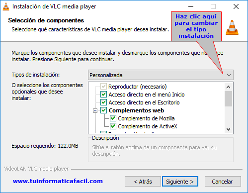 Instalación VLC media player imagen 4