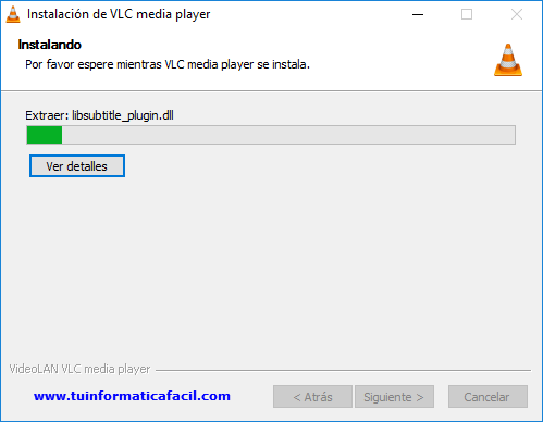 Instalación VLC media player imagen 6