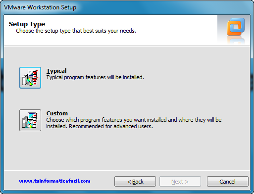 Instalación VMware Workstation