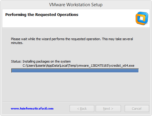 Guía instalación VMWare WorkStation 10 en Windows 8.1