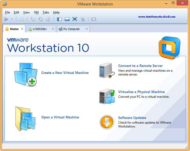 Guía instalación VMWare WorkStation 10 en Windows 8.1