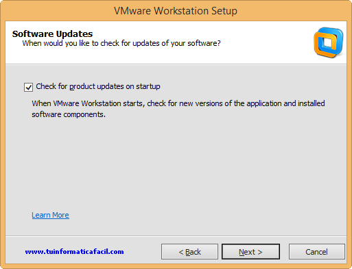 Guía instalación VMWare WorkStation 10 en Windows 8.1