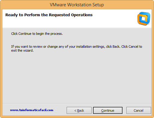 Guía instalación VMWare WorkStation 10 en Windows 8.1