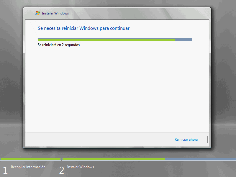 Instalación Windows Server 2008 Standard Edition