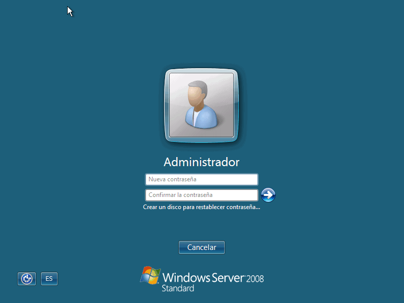 Instalación Windows Server 2008 Standard Edition