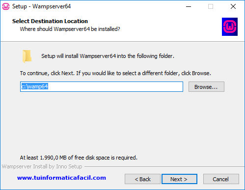 Como instalar Wampserver 3 Paso 5