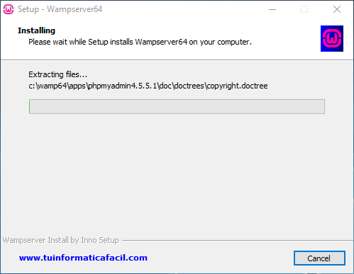 Como instalar Wampserver 3 Paso 8