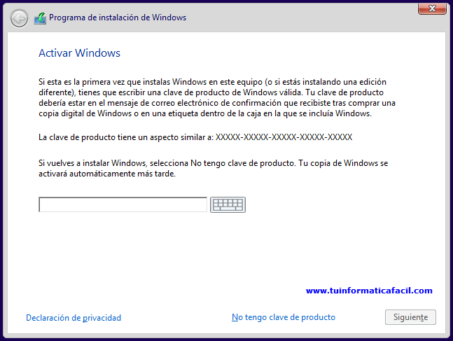 Instalar Windows 10 Imagen 3