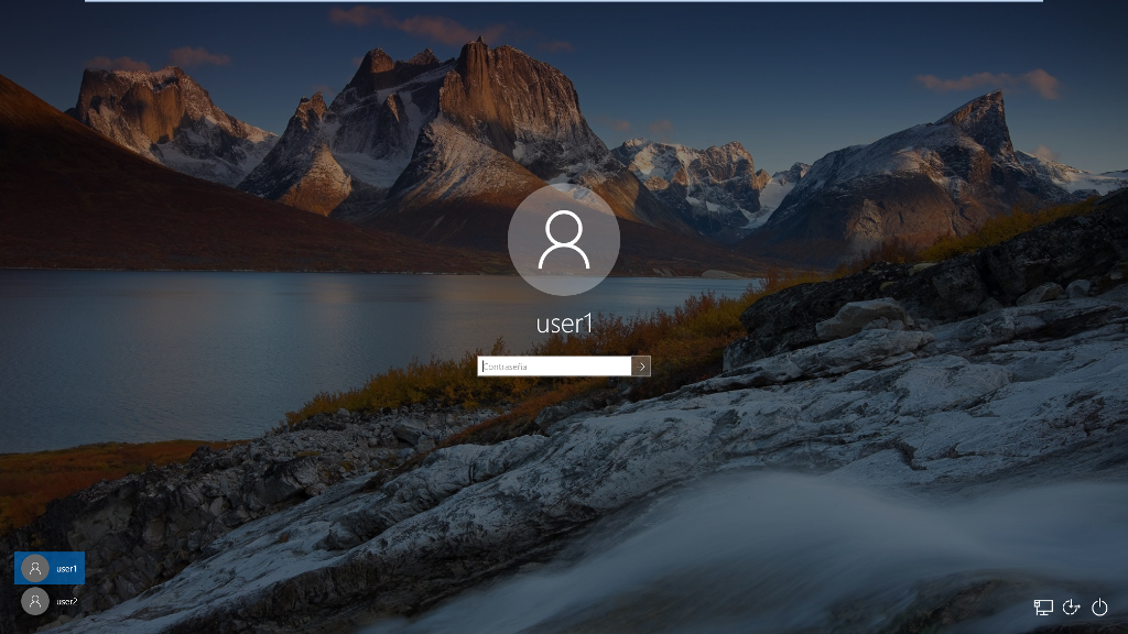 Iniciando sesión en Windows 10