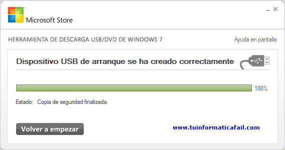 Como usar La  herramienta  de descarga  USB / DVD de Windows