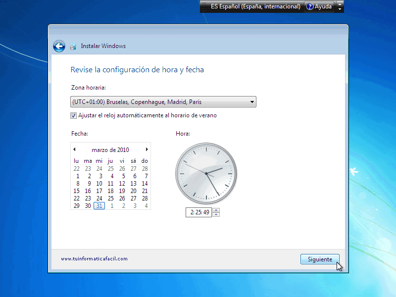 Tutorial Instalación Windows 7