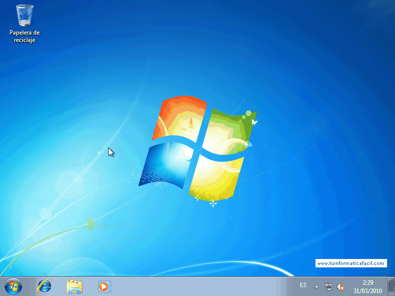 Instalación Windows 7