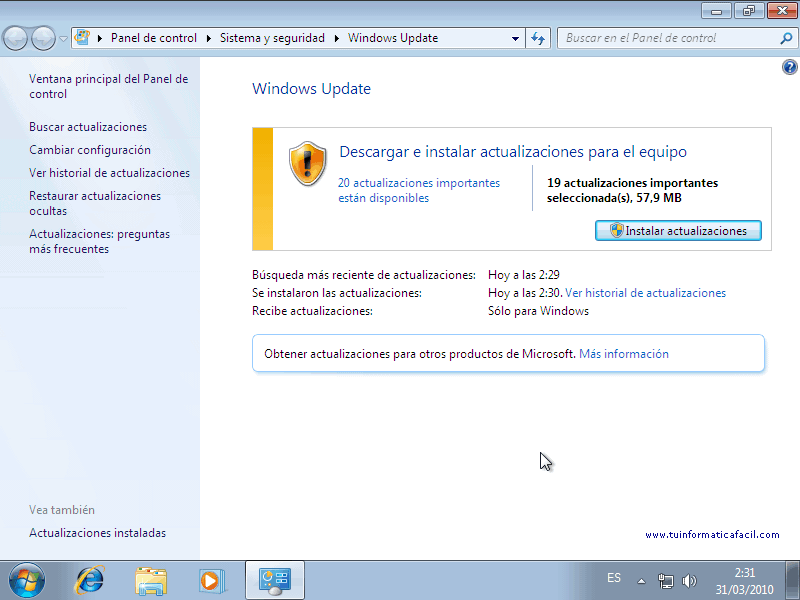 Tutorial Instalación Windows 7