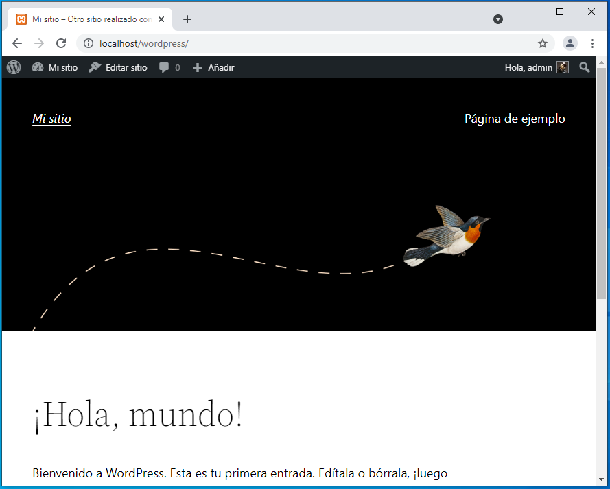 Sitio WordPress