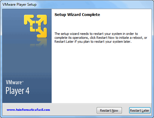 Tutorial instalación VmWare Player 4