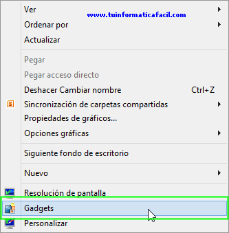 Como instalar Gadgets en Windows 8 (8GadgetPack)